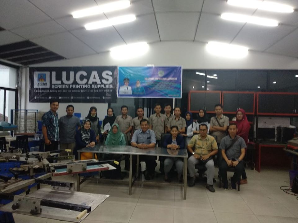 Acara Penutupan Pelatihan kewirausahaan Sablon LUCAS SPS BANDUNG